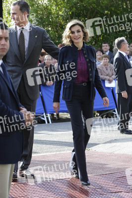 König Felipe und Königin Letizia besuchen Colombres