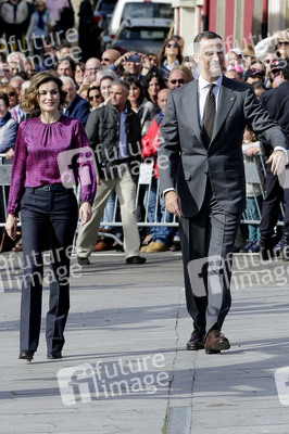 König Felipe und Königin Letizia besuchen Colombres