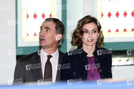 König Felipe und Königin Letizia besuchen Colombres