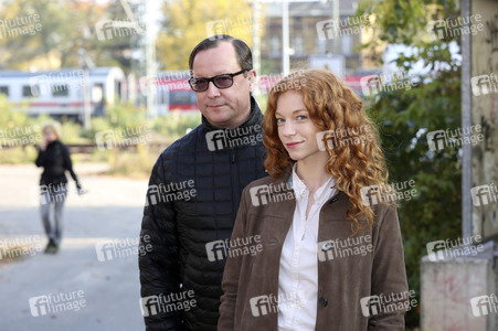 Fototermin am Set des ARD Fernsehfilms 'Mein sind deine Kinder' in Berlin