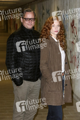 Fototermin am Set des ARD Fernsehfilms 'Mein sind deine Kinder' in Berlin