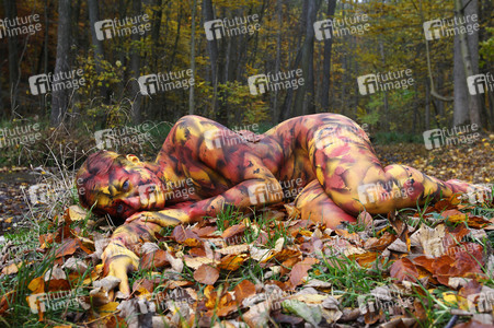 NATURE ART: Laubwald / Deciduous Forest Bodypainting