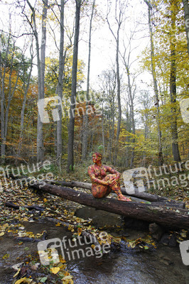 NATURE ART: Laubwald / Deciduous Forest Bodypainting
