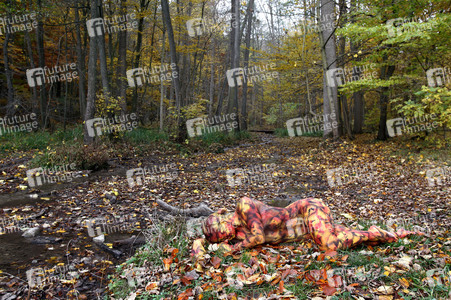 NATURE ART: Laubwald / Deciduous Forest Bodypainting