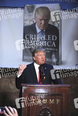 Donald Trump Buchpräsentation in New York