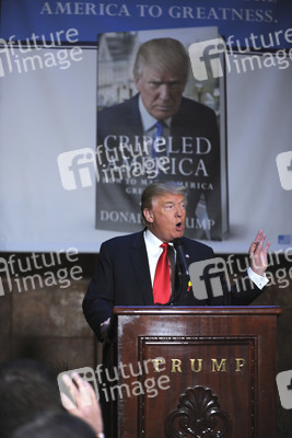 Donald Trump Buchpräsentation in New York
