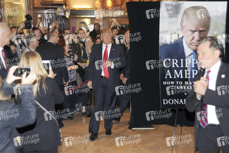 Donald Trump Buchpräsentation in New York