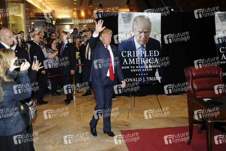Donald Trump Buchpräsentation in New York