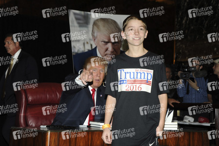 Donald Trump Buchpräsentation in New York