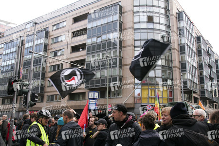 AfD Gegendemo in Berlin
