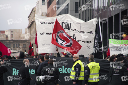 AfD Gegendemo in Berlin
