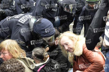 AfD Gegendemo in Berlin