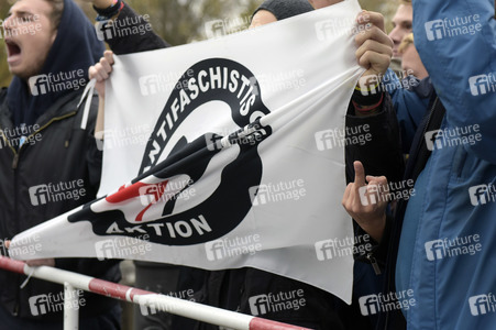 AfD Gegendemo in Berlin