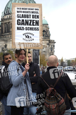 AfD Gegendemo in Berlin