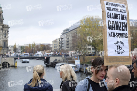 AfD Gegendemo in Berlin