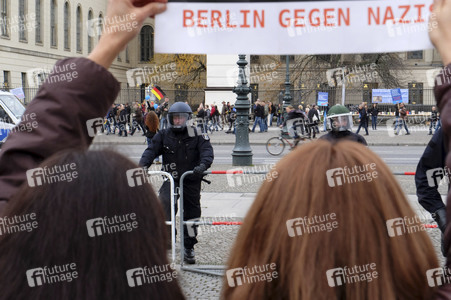 AfD Gegendemo in Berlin
