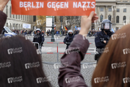 AfD Gegendemo in Berlin