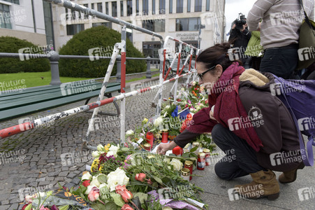 Berlin in Trauer um Opfer der Terroranschläge in Paris