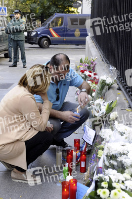 Madrid in Trauer um Opfer der Terroranschläge in Paris
