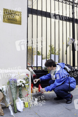 Madrid in Trauer um Opfer der Terroranschläge in Paris