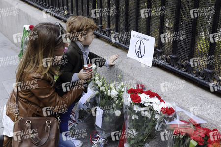 Madrid in Trauer um Opfer der Terroranschläge in Paris