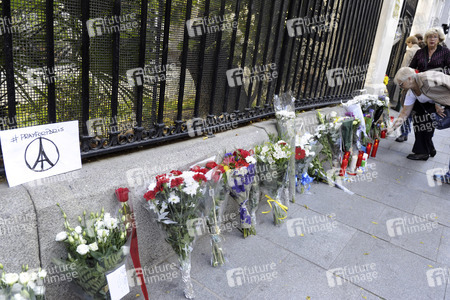 Madrid in Trauer um Opfer der Terroranschläge in Paris