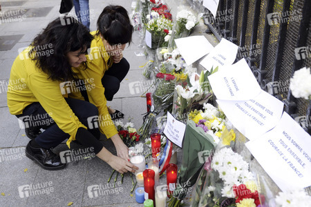 Madrid in Trauer um Opfer der Terroranschläge in Paris