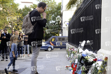 Madrid in Trauer um Opfer der Terroranschläge in Paris