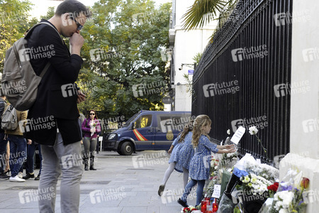 Madrid in Trauer um Opfer der Terroranschläge in Paris