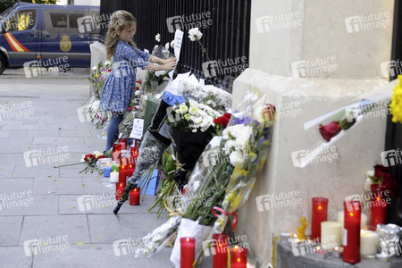 Madrid in Trauer um Opfer der Terroranschläge in Paris