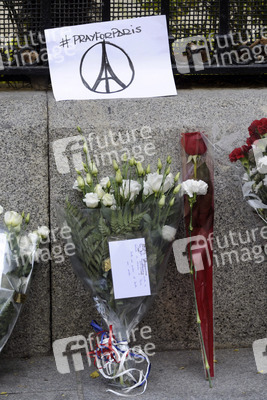 Madrid in Trauer um Opfer der Terroranschläge in Paris