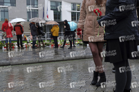 Berlin in Trauer um Opfer der Terroranschläge in Paris