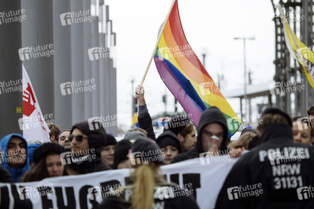 Pro NRW Gegendemo in Köln