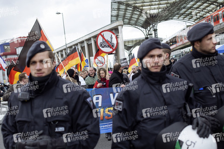 Pro NRW Demo in Köln