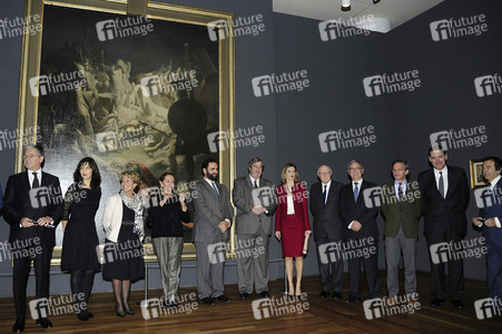 Königin Letizia eröffnet die Jean-Auguste-Dominique Ingres Ausstellung in Madrid