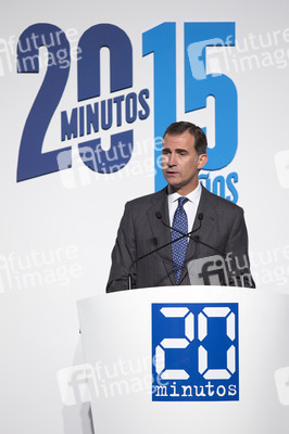 15. Geburtstag der Zeitung '20 minutos' in Madrid