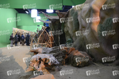 Dreharbeiten zu 'Iron Sky: The Coming Race' in Lint