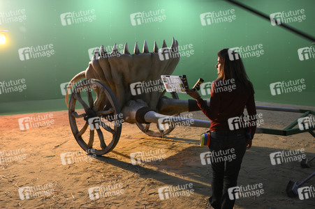 Dreharbeiten zu 'Iron Sky: The Coming Race' in Lint