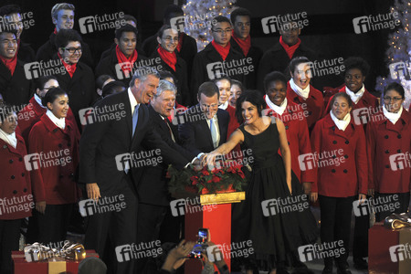 Rockefeller Center Christmas Tree Lighting Ceremony in New York