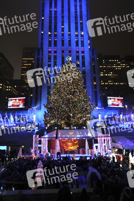 Rockefeller Center Christmas Tree Lighting Ceremony in New York