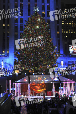 Rockefeller Center Christmas Tree Lighting Ceremony in New York