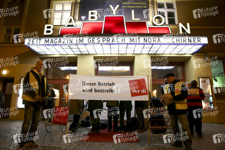Streik im Kino Babylon Berlin