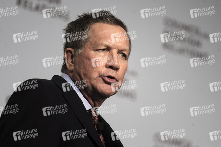 John Kasich spricht in New York