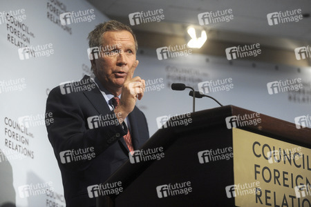 John Kasich spricht in New York