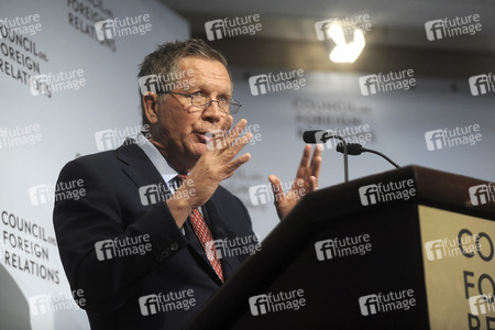 John Kasich spricht in New York
