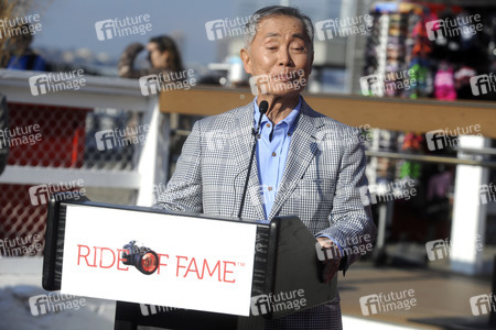 George Takei is inducted into the Ride of Fame in New York