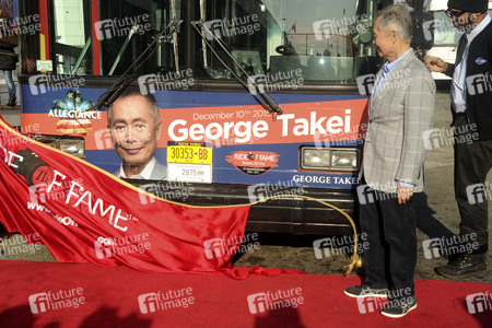 George Takei is inducted into the Ride of Fame in New York