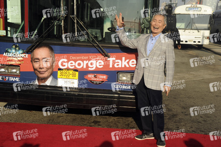 George Takei is inducted into the Ride of Fame in New York