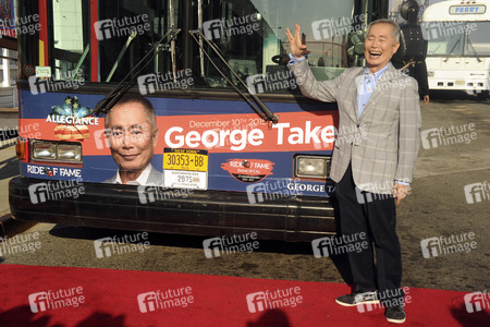 George Takei is inducted into the Ride of Fame in New York
