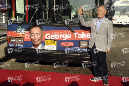 George Takei is inducted into the Ride of Fame in New York